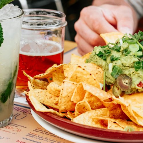 potato chips on plate